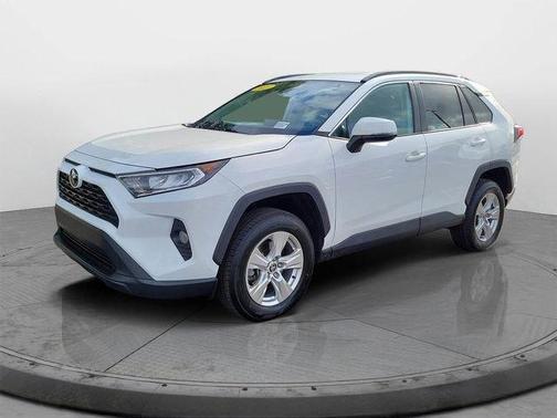 Super White 2021 Toyota RAV4 XLE
