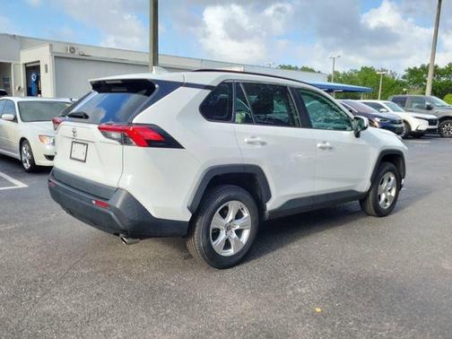 Super White 2021 Toyota RAV4 XLE