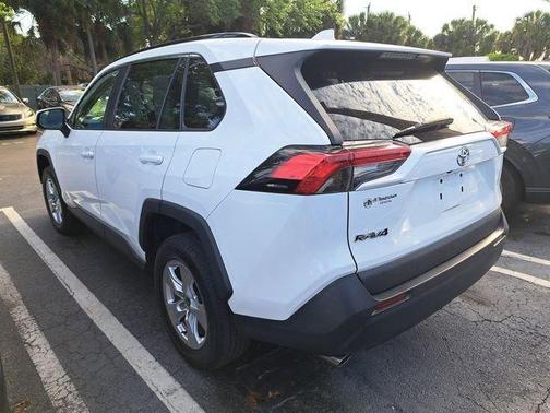 Super White 2021 Toyota RAV4 XLE