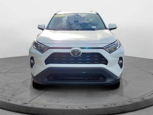 Super White 2021 Toyota RAV4 XLE
