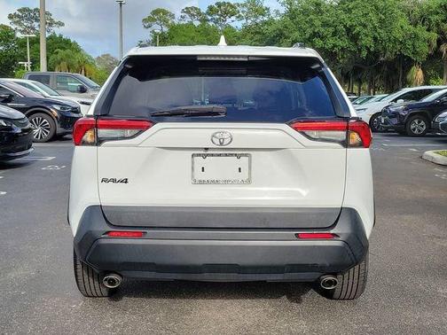 Super White 2021 Toyota RAV4 XLE