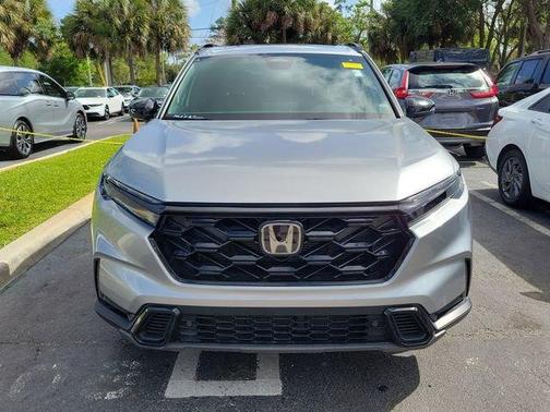 Lunar Silver Metallic 2024 Honda CR-V Hybrid Sport-L