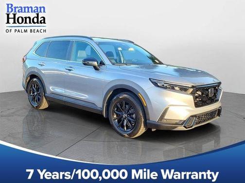 Lunar Silver Metallic 2024 Honda CR-V Hybrid Sport-L