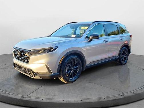 Lunar Silver Metallic 2024 Honda CR-V Hybrid Sport-L