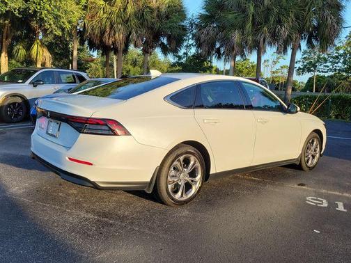Platinum White Pearl 2024 Honda Accord EX