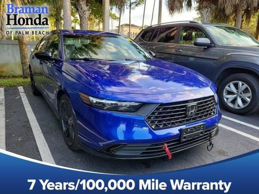 Still Night Pearl 2024 Honda Accord Hybrid Sport-L