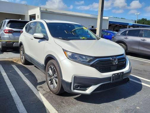 Platinum White Pearl 2021 Honda CR-V EX-L