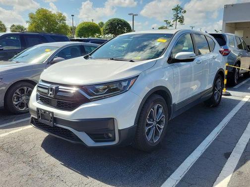 Platinum White Pearl 2021 Honda CR-V EX-L