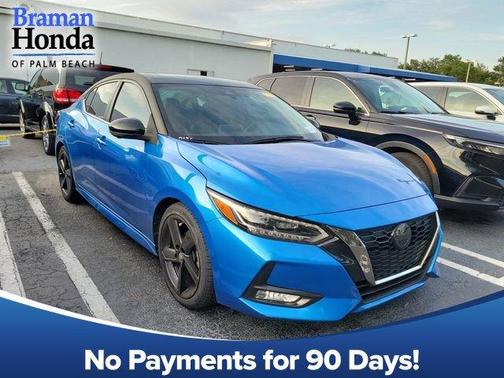 Electric Blue Metallic 2022 Nissan Sentra SR