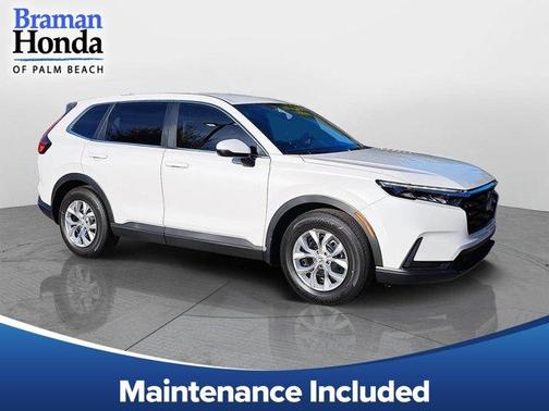 Platinum White Pearl 2026 Honda CR-V LX