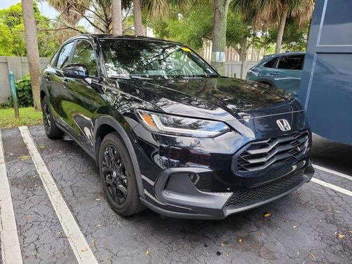 Crystal Black Pearl 2024 Honda HR-V Sport