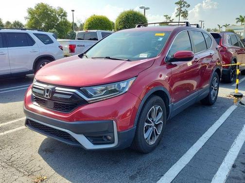 Radiant Red Metallic 2021 Honda CR-V EX
