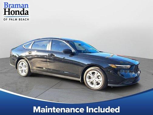 Black 2026 Honda Accord LX