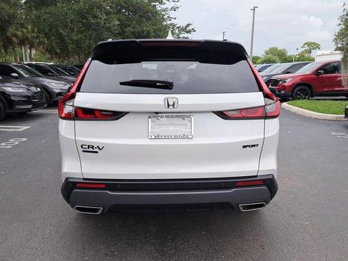 Platinum White Pearl 2026 Honda CR-V Hybrid Sport-L