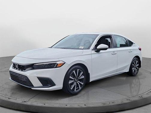 Platinum White Pearl 2024 Honda Civic EX-L