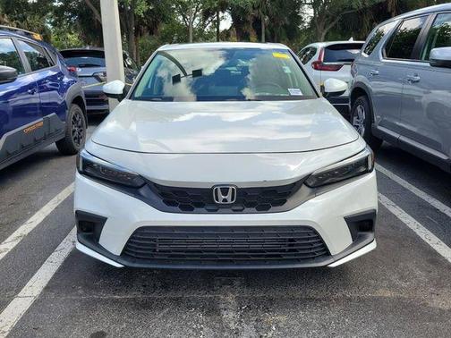Platinum White Pearl 2024 Honda Civic EX-L