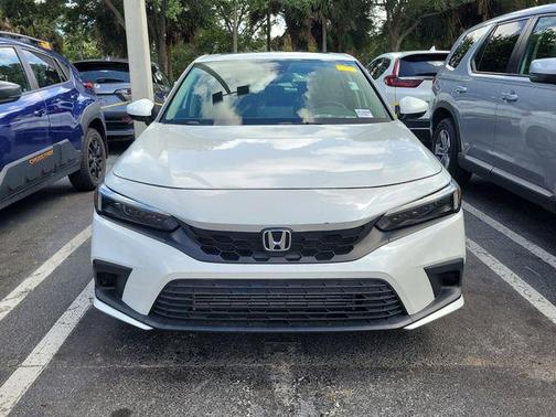 Platinum White Pearl 2024 Honda Civic EX-L