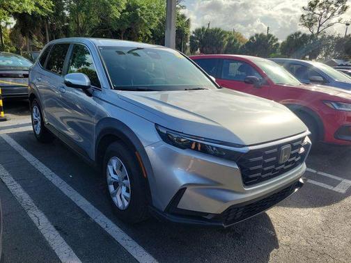 Solar Silver Metallic 2025 Honda CR-V LX