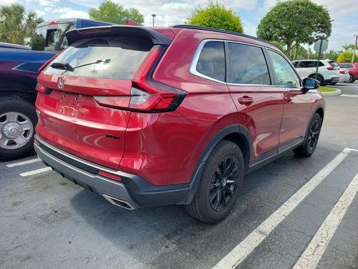 Radiant Red Metallic 2025 Honda CR-V Hybrid Sport