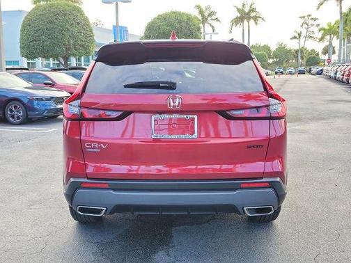 Radiant Red Metallic 2025 Honda CR-V Hybrid Sport