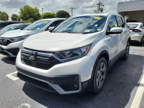 Platinum White Pearl 2022 Honda CR-V EX