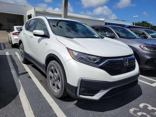 Platinum White Pearl 2022 Honda CR-V EX
