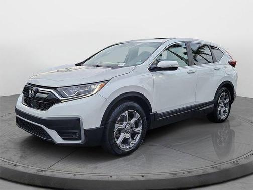 Platinum White Pearl 2022 Honda CR-V EX