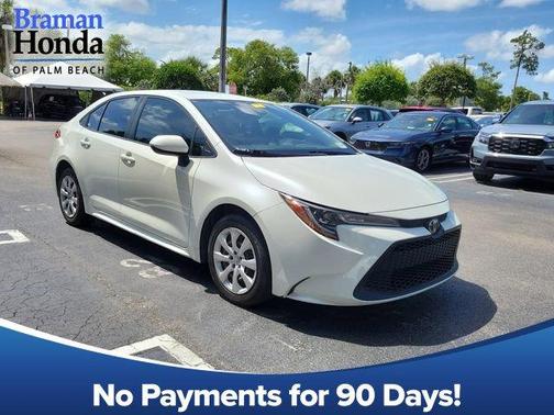 Super White 2020 Toyota Corolla LE