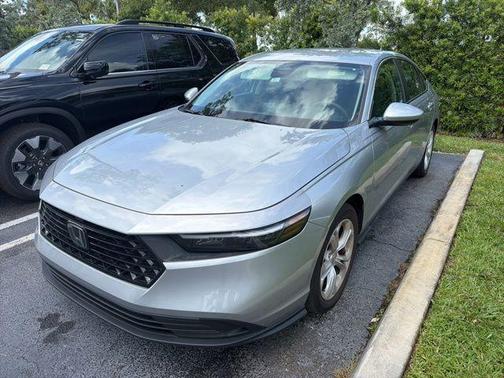 Solar Silver Metallic 2024 Honda Accord LX