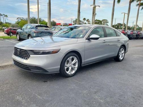 Solar Silver Metallic 2024 Honda Accord LX