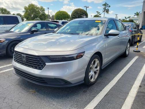 Solar Silver Metallic 2024 Honda Accord LX