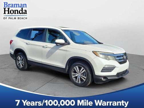 White Diamond Pearl 2018 Honda Pilot EX-L