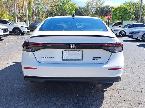 Platinum White Pearl 2026 Honda Accord Hybrid Sport