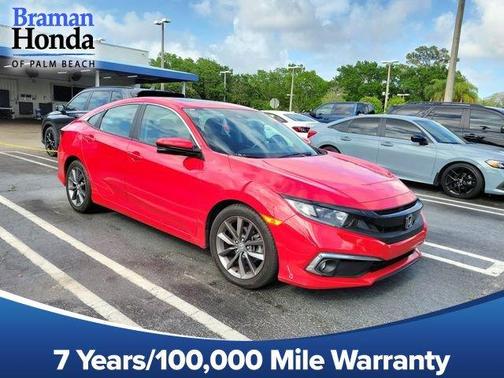 Rallye Red 2021 Honda Civic EX