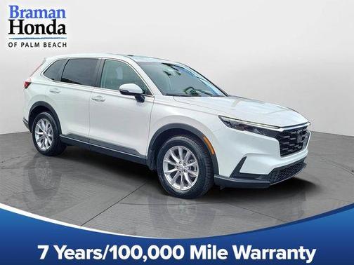 Platinum White Pearl 2023 Honda CR-V EX