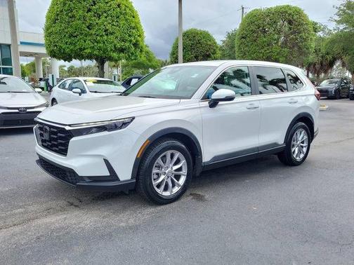 Platinum White Pearl 2023 Honda CR-V EX