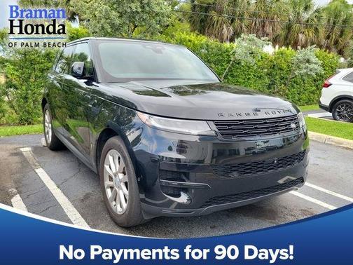 Santorini Black 2025 Land Rover Range Rover Sport P360 SE