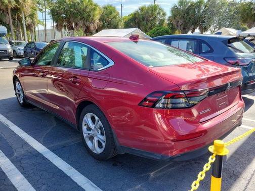 Radiant Red Metallic 2024 Honda Accord LX