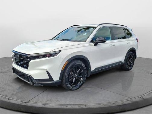 Platinum White Pearl 2023 Honda CR-V Hybrid Sport