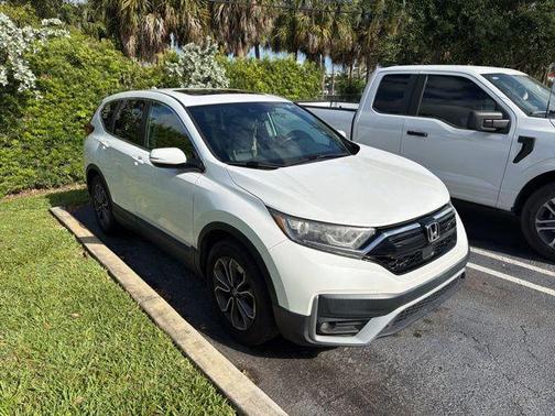 Platinum White Pearl 2020 Honda CR-V EX-L