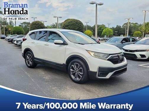 Platinum White Pearl 2020 Honda CR-V EX-L