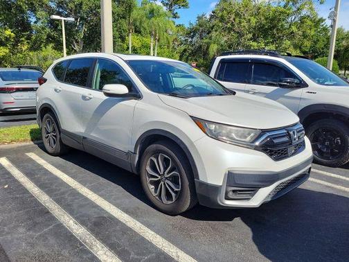 Platinum White Pearl 2020 Honda CR-V EX-L