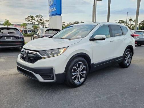 Platinum White Pearl 2020 Honda CR-V EX-L