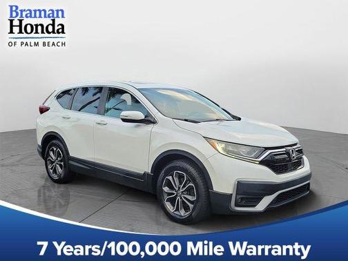 Platinum White Pearl 2020 Honda CR-V EX-L