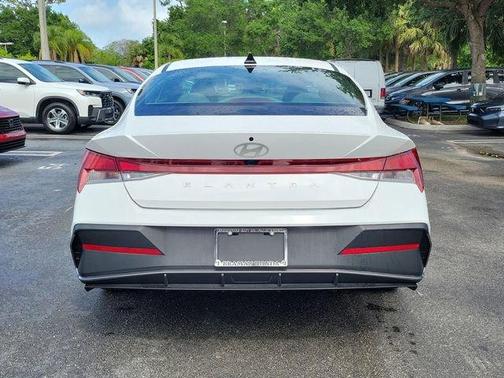 White 2024 Hyundai ELANTRA SEL