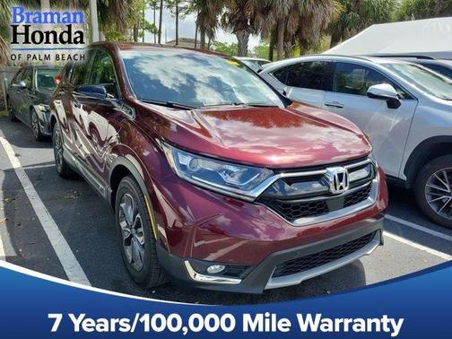 Basque Red Pearl II 2018 Honda CR-V EX-L