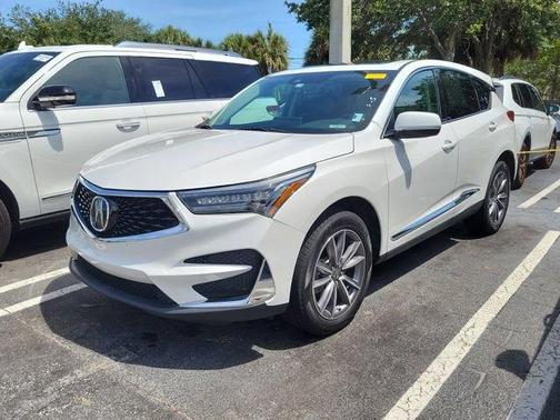 Platinum White Pearl 2020 Acura RDX Technology Package