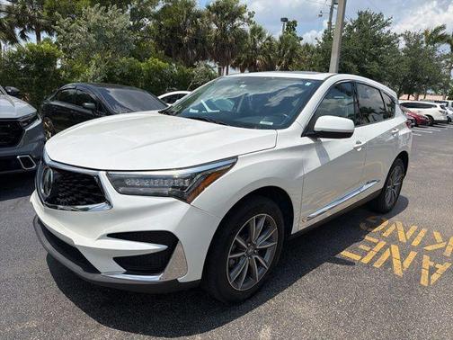 Platinum White Pearl 2020 Acura RDX Technology Package