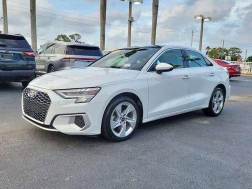 Glacier White Metallic 2024 Audi A3 40 Premium