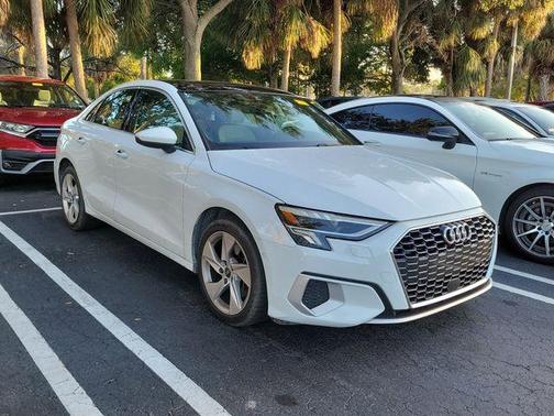 Glacier White Metallic 2024 Audi A3 40 Premium